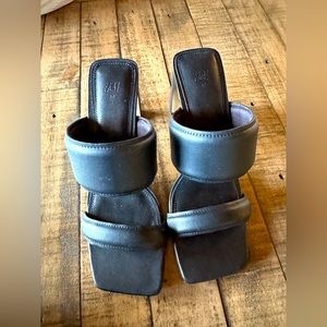 H&M open toe sandals heels